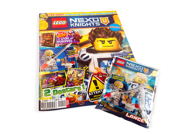 Magazine LEGO NEXO KNIGHTS et polybag