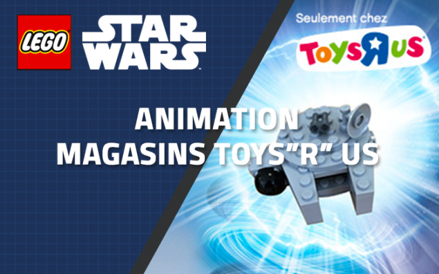 Animations Toys'R'us - Un mini LEGO Star Wars Faucon Millénium Gratuit