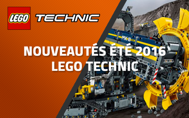 Nouveaux LEGO Technic pour cet été 2016