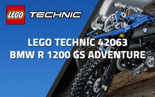 Nouveau LEGO Technic 42063 BMW R 1200 GS Adventure