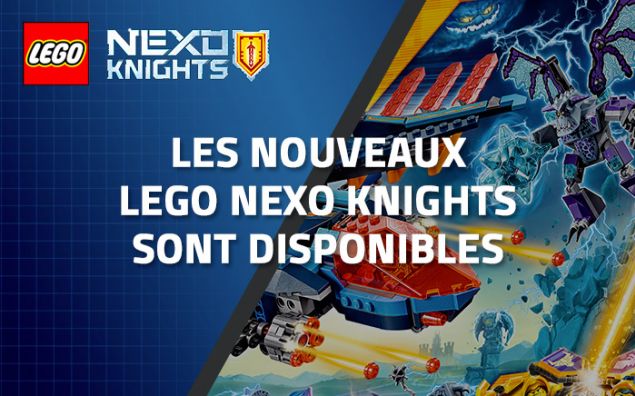 Les nouveaux LEGO Nexo Knights de 2017 sont disponibles