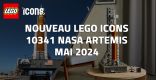Nouveau LEGO Icons 10341 Le système de lancement spatial d'Artemis de la NASA // Mai 2024