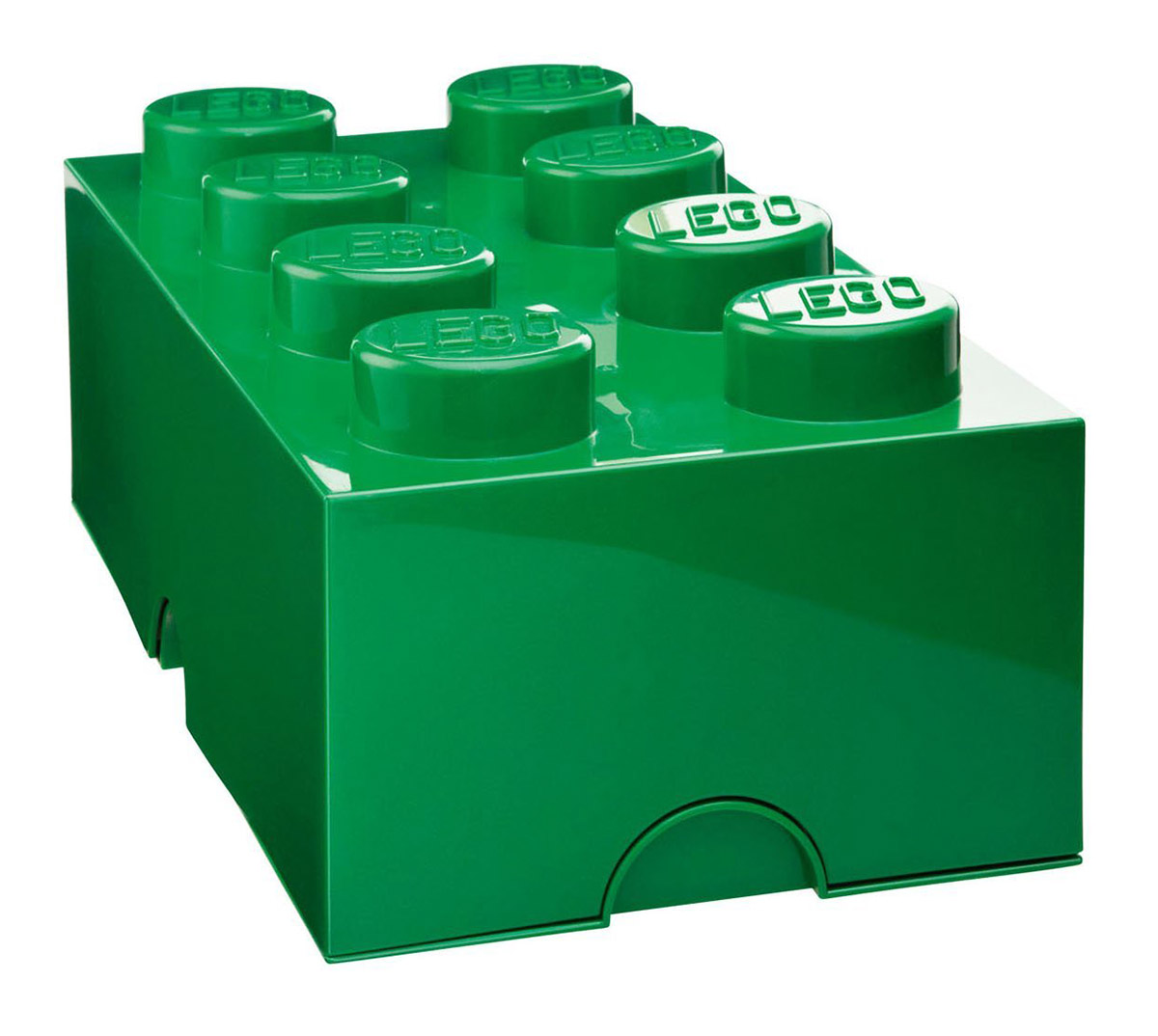 LEGO Rangement 40041734 pas cher - Brique de rangement verte 8 Plots