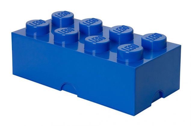 LEGO Rangements 40041752 Brique de rangement Lego Movie bleue 8 plots