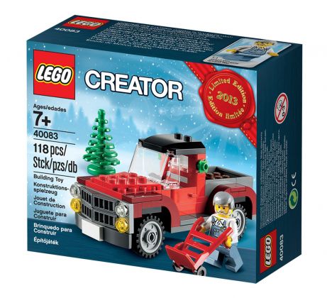 LEGO Saisonnier 40083 Le camion de transport de sapins de Noël