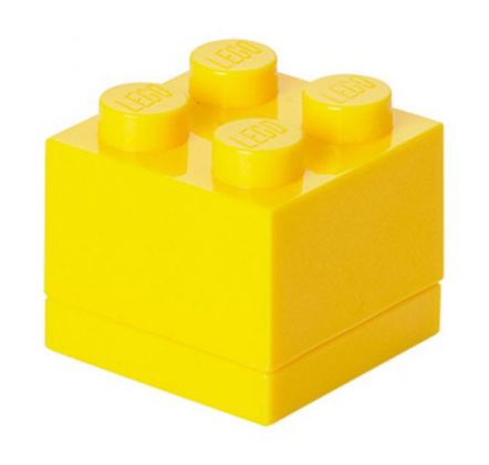 LEGO Rangements 40111732 LEGO Mini Box Jaune 4 plots