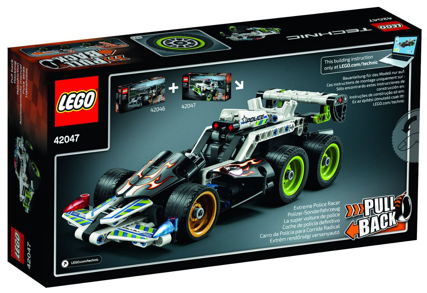 LEGO Technic 42047 pas cher La voiture d'intervention de police