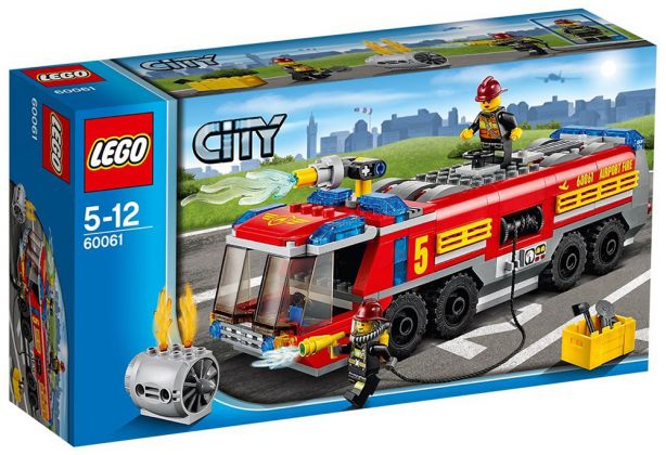 LEGO City 60061 Le camion de pompiers de l'aéroport