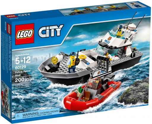 LEGO City 60129 Le bateau de patrouille de la police