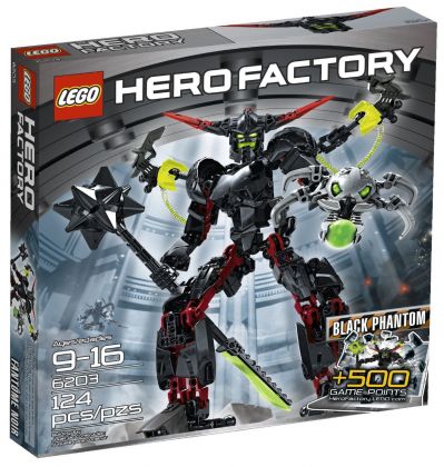 LEGO Hero Factory 6203 Black Phantom