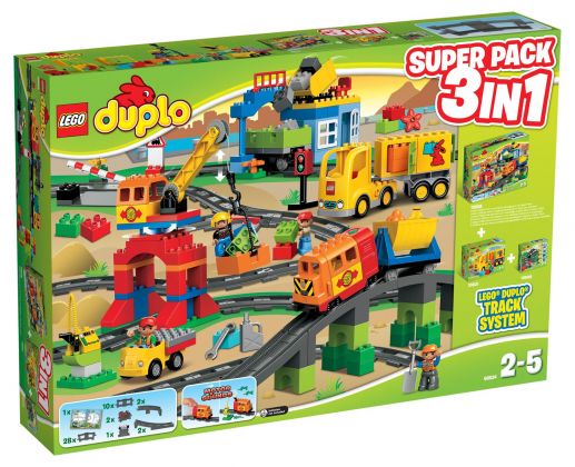 LEGO Duplo 66524 Super Pack 3-in-1: Mon train de luxe
