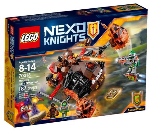 LEGO Nexo Knights 70313 L'écrase-lave de Moltor