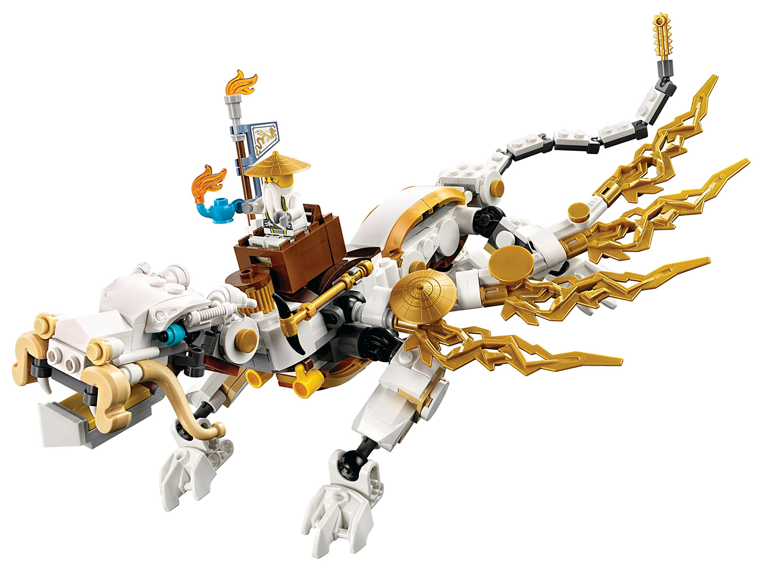 Lego Ninjago Le Dragon De Wu LEGO Ninjago 70734 pas cher - Le dragon de Maître Wu
