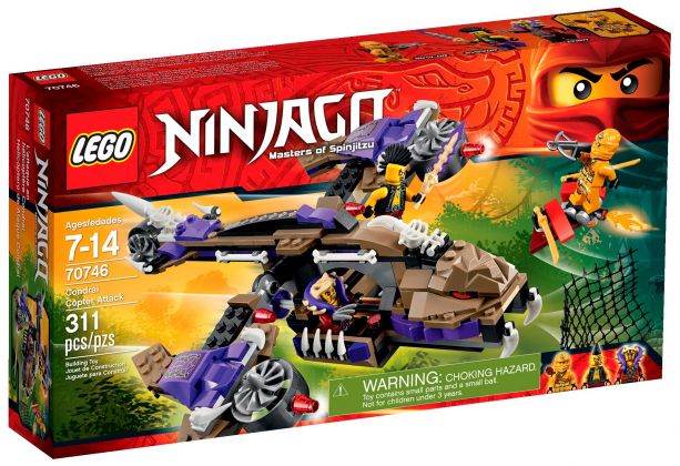 LEGO Ninjago 70746 L'hélicoptère de Condrai