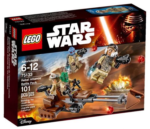LEGO Star Wars 75133 Pack de combat de l'Alliance Rebelle