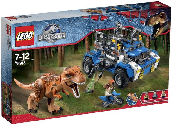 LEGO Jurassic World 75918 La poursuite du T-rex