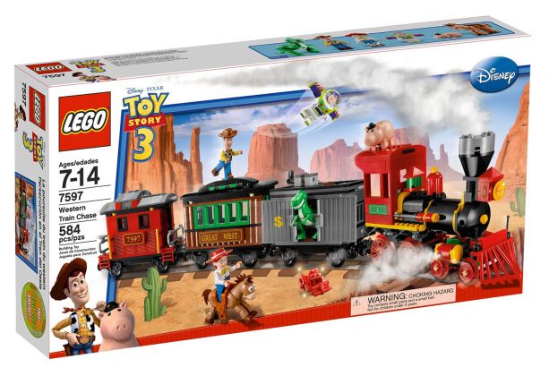 LEGO Toy Story 7597 Course poursuite dans le train du Far West