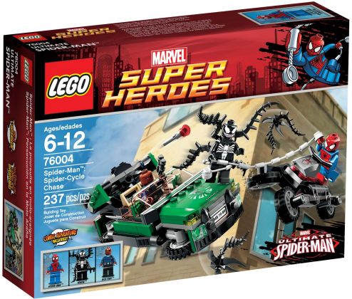 LEGO Marvel 76004 Spider-Man : La poursuite en moto-araignée