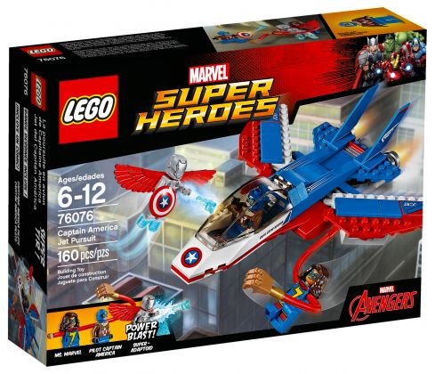 LEGO Marvel 76076 La poursuite en avion de Captain America