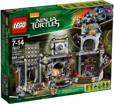 LEGO Tortues Ninja 79117 L'invasion du repaire des tortues