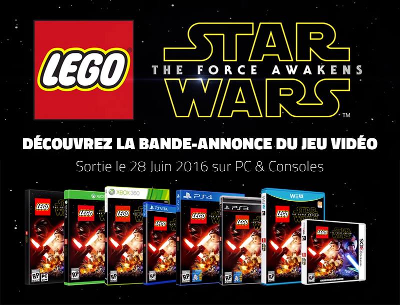 Bande Annonce du jeu vidéo LEGO Star Wars 7, Le re?veil de la Force Bande Annonce du jeu vidéo LEGO Star Wars 7, Le re?veil de la Force