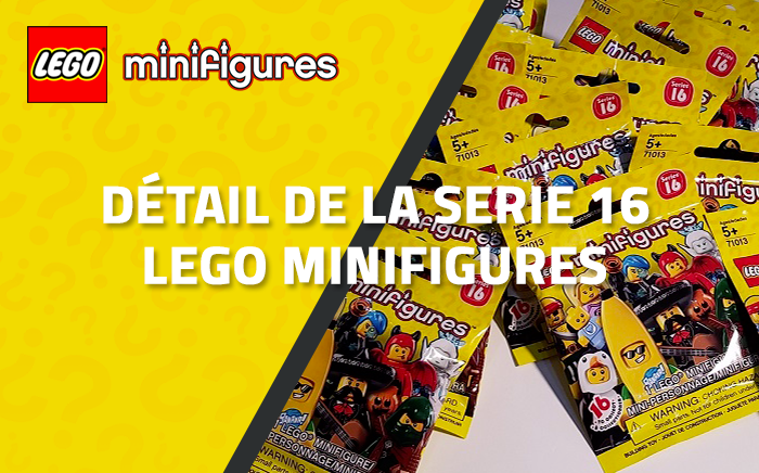 Le détail de la série 16 LEGO Minifigures 71013 Le détail de la série 16 LEGO Minifigures 71013