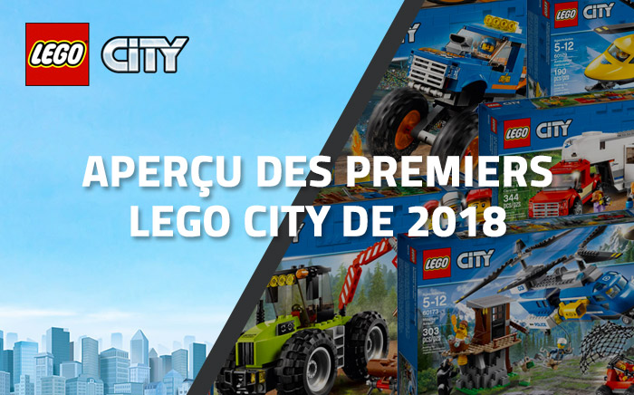 Aperçu des premiers LEGO City de 2018 Aperçu des premiers LEGO City de 2018