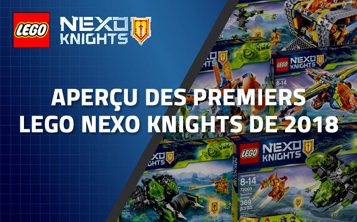 Aperçu des premiers LEGO Nexo Knights de 2018 Aperçu des premiers LEGO Nexo Knights de 2018