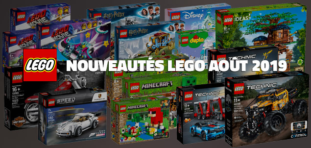 Les nouveautés LEGO d'Août 2019 sont disponibles Les nouveautés LEGO d'Août 2019 sont disponibles