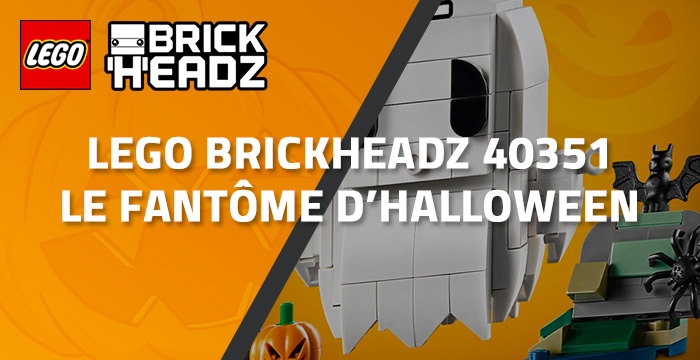 Nouveau LEGO BrickHeadz 40351 Le Fantôme d'Halloween Nouveau LEGO BrickHeadz 40351 Le Fantôme d'Halloween