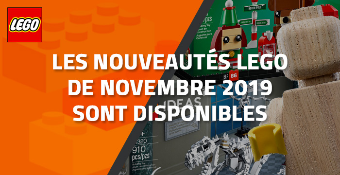 Les nouveautés LEGO de Novembre 2019 sont disponibles Les nouveautés LEGO de Novembre 2019 sont disponibles