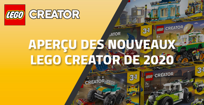 Aperçu des nouveaux LEGO Creator de 2020 Aperçu des nouveaux LEGO Creator de 2020