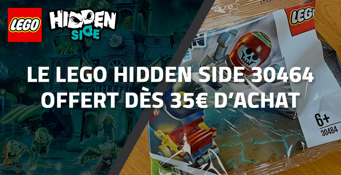 Le LEGO Hidden Side 30464 offert dès 35€ d'achat chez LEGO Le LEGO Hidden Side 30464 offert dès 35€ d'achat chez LEGO