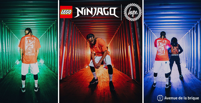 JustHYPE et Ninjago LEGO vêtements LEGO Ninjago et HYPE