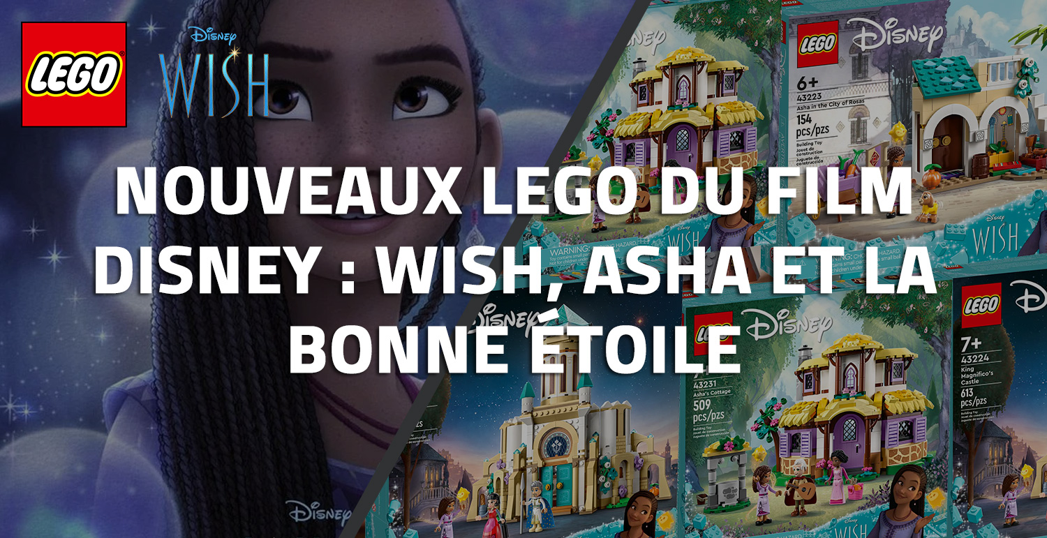 LEGO Disney Wish 43223 Asha dans la Ville de Rosas, avec Poupée Asha