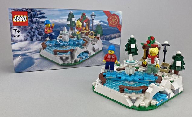 La patinoire LEGO 40416 offerte dès 150€ d'achat chez LEGO