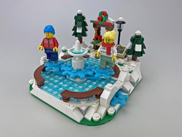 La patinoire LEGO 40416 offerte dès 150€ d'achat chez LEGO