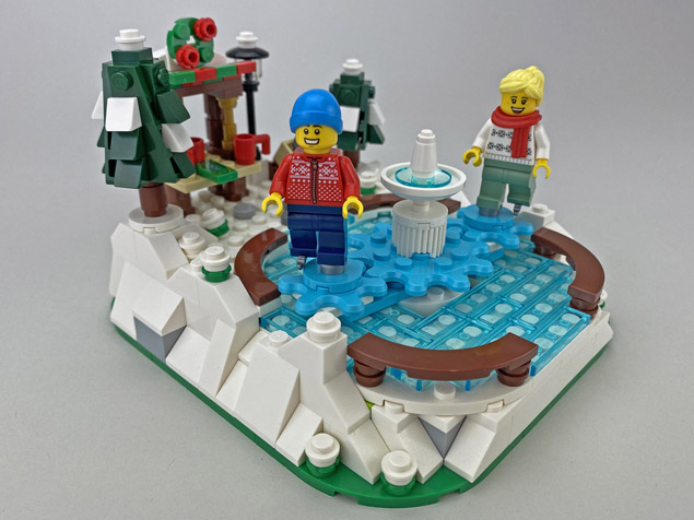 La patinoire LEGO 40416 offerte dès 150€ d'achat chez LEGO