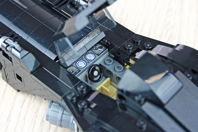 Le cockpit de la Mini Batmobile LEGO 40433