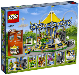 Nouveau LEGO Creator 10257 Le Manège : Arrière de la boîte
