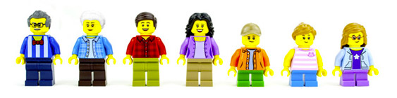 Nouveau LEGO Creator 10257 Le Manège : Les minifigurines