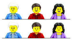 Nouveau LEGO Creator 10257 Le Manège : Les minifigurines