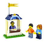 Nouveau LEGO Creator 10257 Le Manège : Le guichet