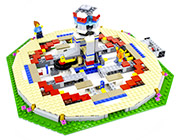 Nouveau LEGO Creator 10257 Le Manège : La colonne centrale