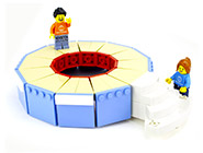 Nouveau LEGO Creator 10257 Le Manège : Le plateau tournant