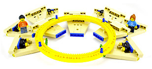 Nouveau LEGO Creator 10257 Le Manège : Le plateau tournant