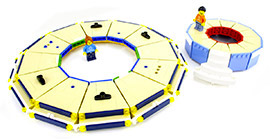 Nouveau LEGO Creator 10257 Le Manège : Le plateau tournant