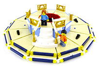 Nouveau LEGO Creator 10257 Le Manège : Le plateau tournant