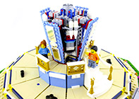 Nouveau LEGO Creator 10257 Le Manège : La colonne centrale