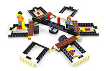 Nouveau LEGO Creator 10257 Le Manège : Le haut du plateau tournant